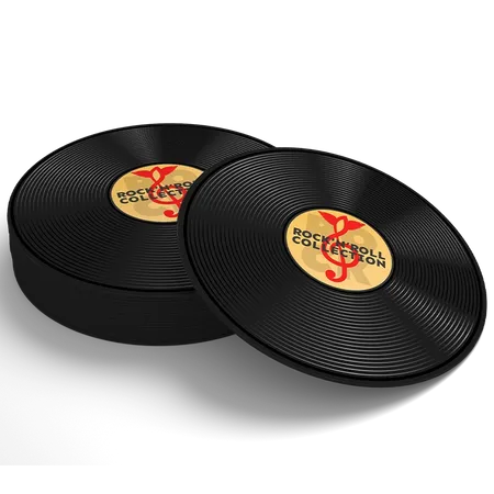 Soft Plastic Record Coaster - Custom Coasters Now