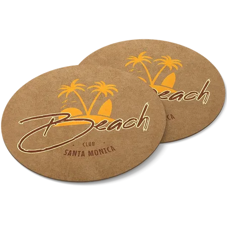 Kraft Paper Coaster - Custom Coasters Now