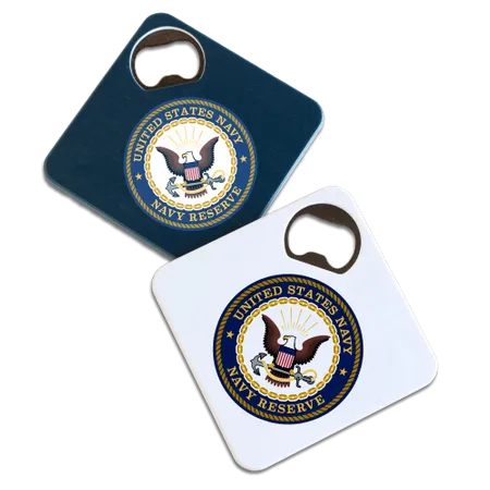 Customized Bottle Opener Coaster - Custom Coasters Now