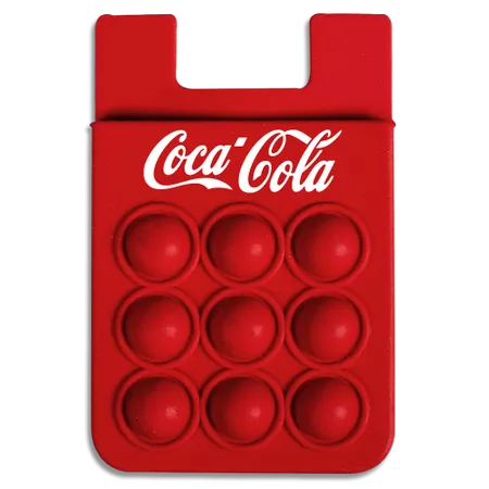 Silicone Push Pop Up Phone Wallet - Custom Coasters Now