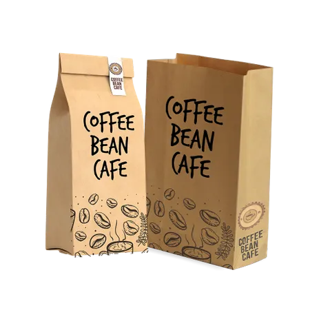 Kraft Paper Food Bag - Custom Coasters Now