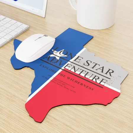 Custom Shape Die Cut Mouse Pad Custom Shape Die Cut Mouse Pad - Custom Coasters Now