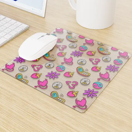 Custom Acrylic Transparent Mouse Pad Custom Acrylic Transparent Mouse Pad - Custom Coasters Now