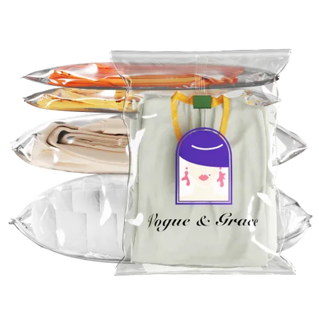 Zipper Plastic Bag - Custom Coasters Now