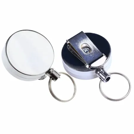 Compact Reel Keychain Compact Reel Keychain - Custom Coasters Now