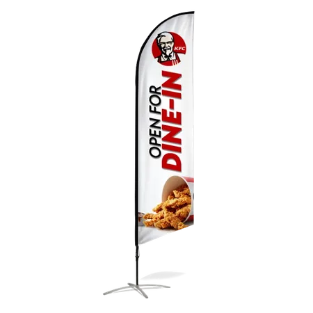 Feather Flag - Custom Coasters Now