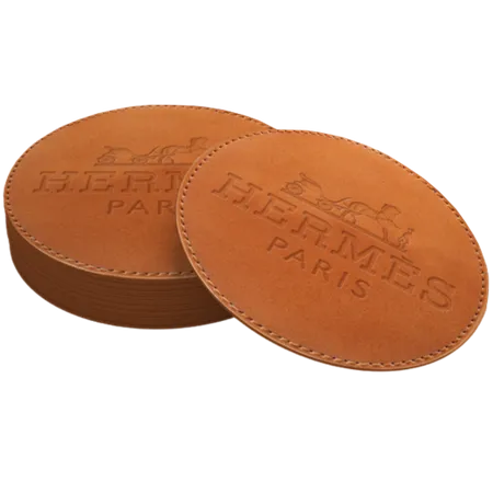 Leather Coasters - Custom Coasters Now