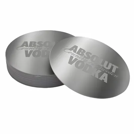 Stainless Steel Coaster - Custom Coasters Now
