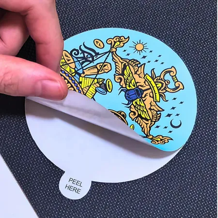 Easy Peel Die Cut Stickers - Custom Coasters Now