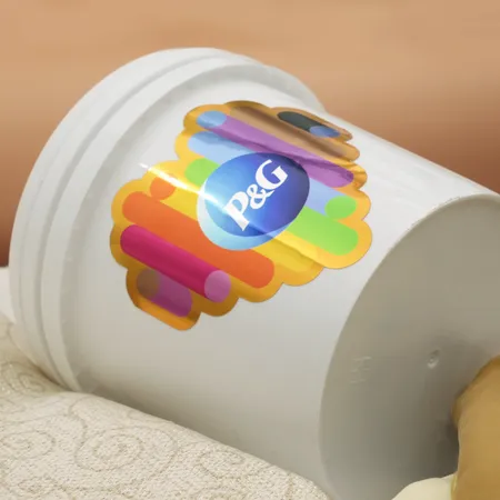 Metallic Gold Paper Stickers - Custom Coasters Now