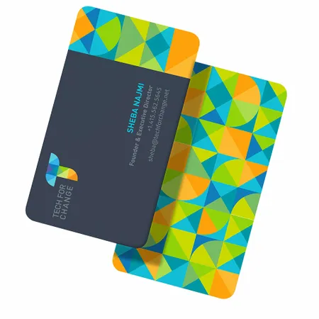 Rounded Corner Business Cards - Custom Coasters Now