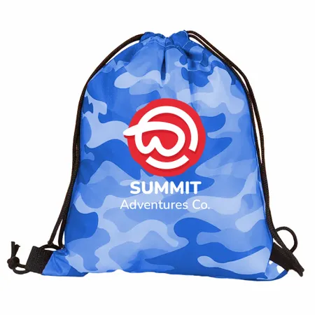 Camouflage Drawstring Bag Camouflage Drawstring Bag - Custom Coasters Now