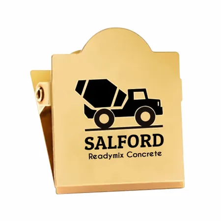 Brass Binder Clips - Custom Coasters Now