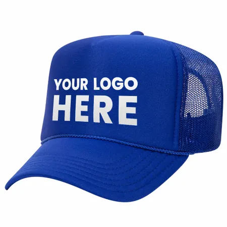 Otto 5-Panel High Crown Foam Trucker Hats, Mesh Back Cap - 39-165 - Custom Coasters Now