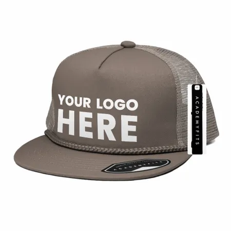 Academy Fits 2071G Rope Trucker Snapback Hat - Custom Coasters Now