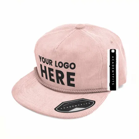 Academy Fits Corduroy Rope Snapback 3115R Cap - Custom Coasters Now