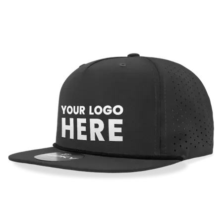 Decky 6226 5 Panel High Profile Relaxed Perforated Performance Rope Hat - Custom Coasters Now