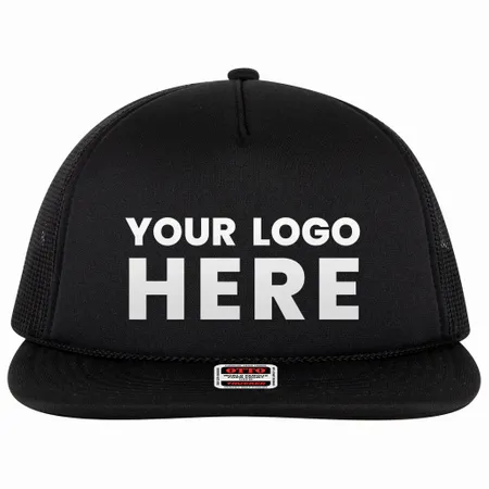 OTTO Cap 3995015-1 OTTO Snap 5 Panel Pro Style Mesh Back Trucker Snapback Hat - Custom Coasters Now