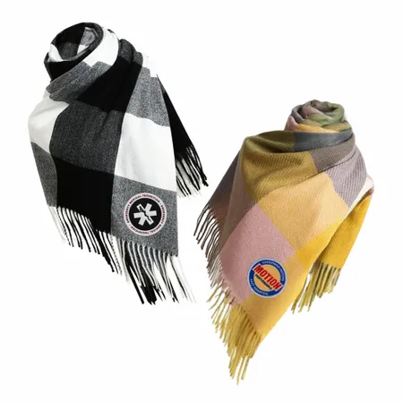 Plush Polyester Scarves - Custom Coasters Now