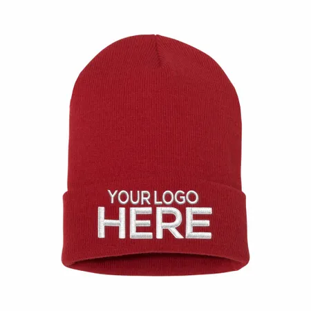 Waffle Cuffed Knit Beanie - Custom Coasters Now