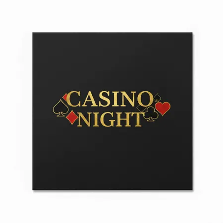 Casino Napkins - Custom Coasters Now