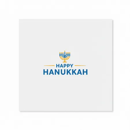 Hanukkah Napkins - Custom Coasters Now