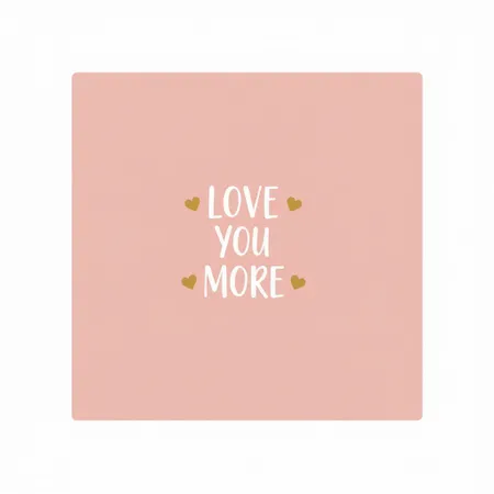 Valentines Napkins - Custom Coasters Now