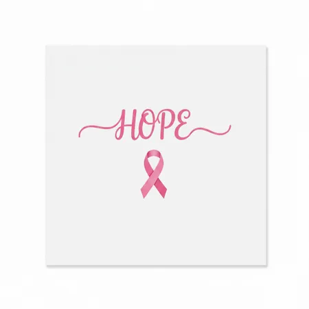 Breast Cancer Awareness Napkins - Custom Coasters Now