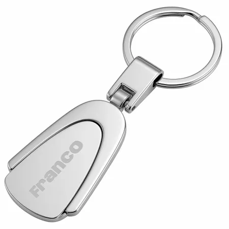 Grip-shaped Fancy Metal Keychain - Custom Coasters Now