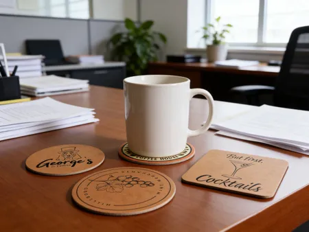 Kraft Paper Coaster - Custom Coasters Now