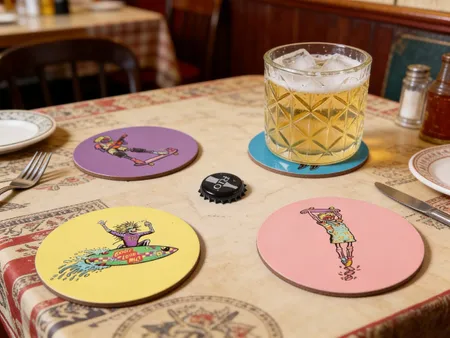 Fiberboard Coasters - Custom Coasters Now