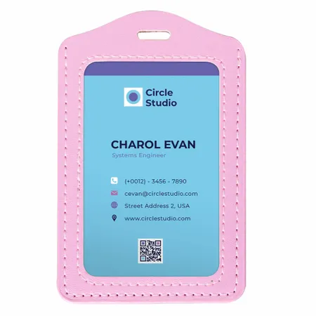 Custom PU Badge Holders - Custom Coasters Now