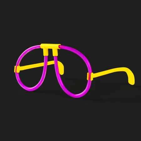 Neon Glasses - Custom Coasters Now