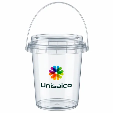 Premium Transparent Drink Buckets - Custom Coasters Now