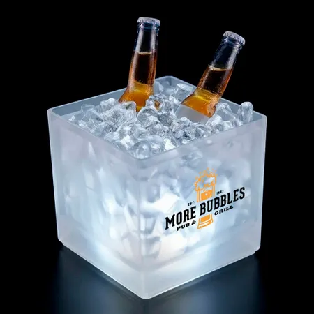 LED Frosted Drink Cubes - Custom Coasters Now