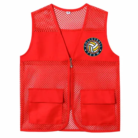 Breathable Mesh Vests with Zippers - Custom Coasters Now