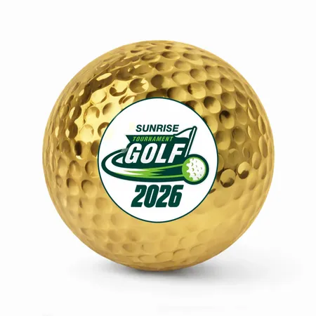 Metallic Golf Balls - Custom Coasters Now