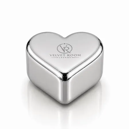 Heart-Shaped Stainless Steel Ice Cubes - Custom Coasters Now