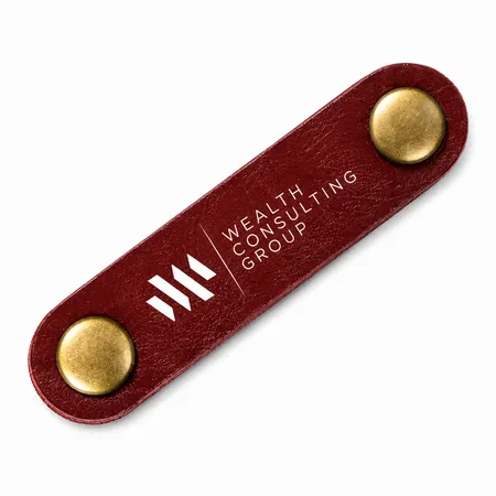Leather Cable Tie Winders - Custom Coasters Now