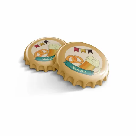 Round German Octoberfest Beer Coaster - Custom Coasters Now