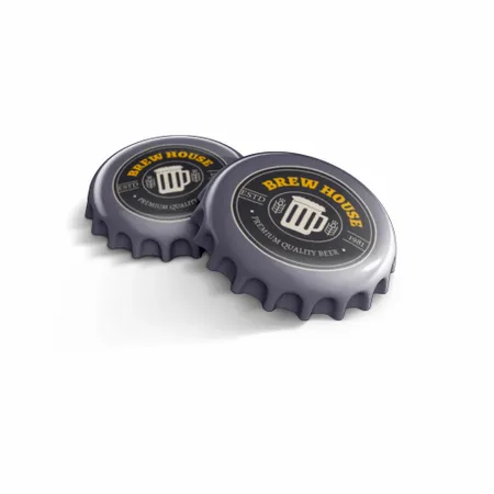 Round Brew House Beer Coaster - Custom Coasters Now