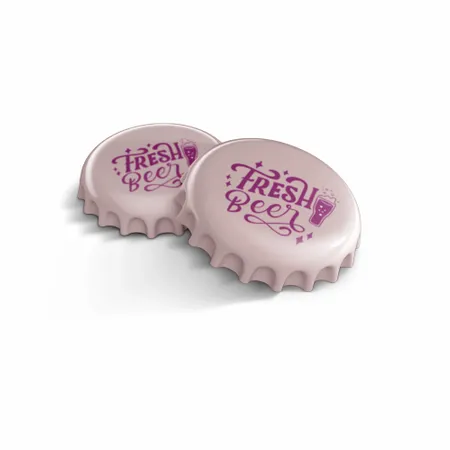 Round Fresh Beer Coaster - Custom Coasters Now