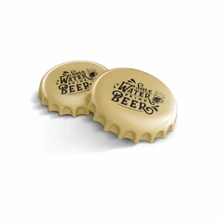 Round Save Water Drink Beer Coaster - Custom Coasters Now