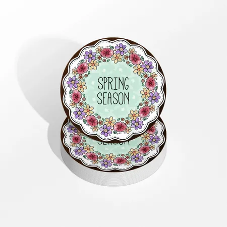 Spring Season Coaster - Custom Coasters Now
