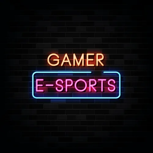 Gamer E-Sport Neon Sign - Custom Coasters Now