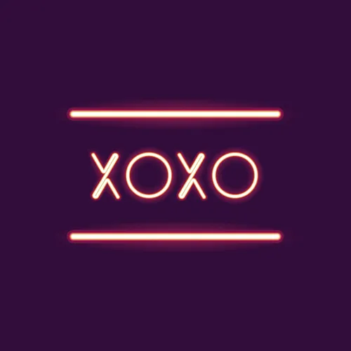 Xoxo Neon Sign - Custom Coasters Now