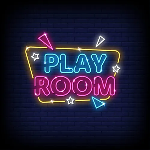Play Room Neon Sign - Custom Coasters Now