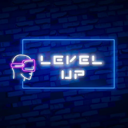 Level Up Neon Sign - Custom Coasters Now