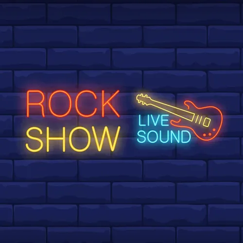 Rock Show Live Sound Neon Sign - Custom Coasters Now