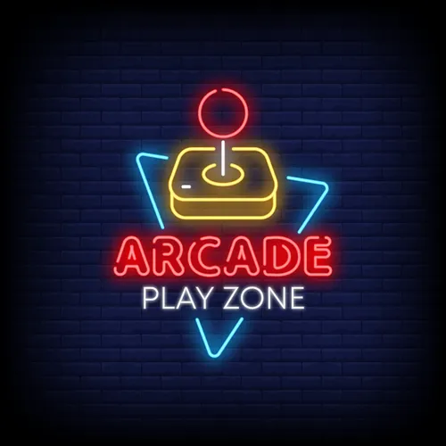 Arcade Play Zone Neon Sign - Custom Coasters Now